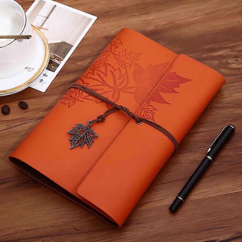 Leather Writing Journal Notebook, Classic Spiral Bound Notebook Refillable Diary