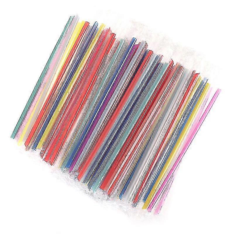 100pc Clear Individually Wrapped Drinking Pp Straws Drinks Straws Party Supplies