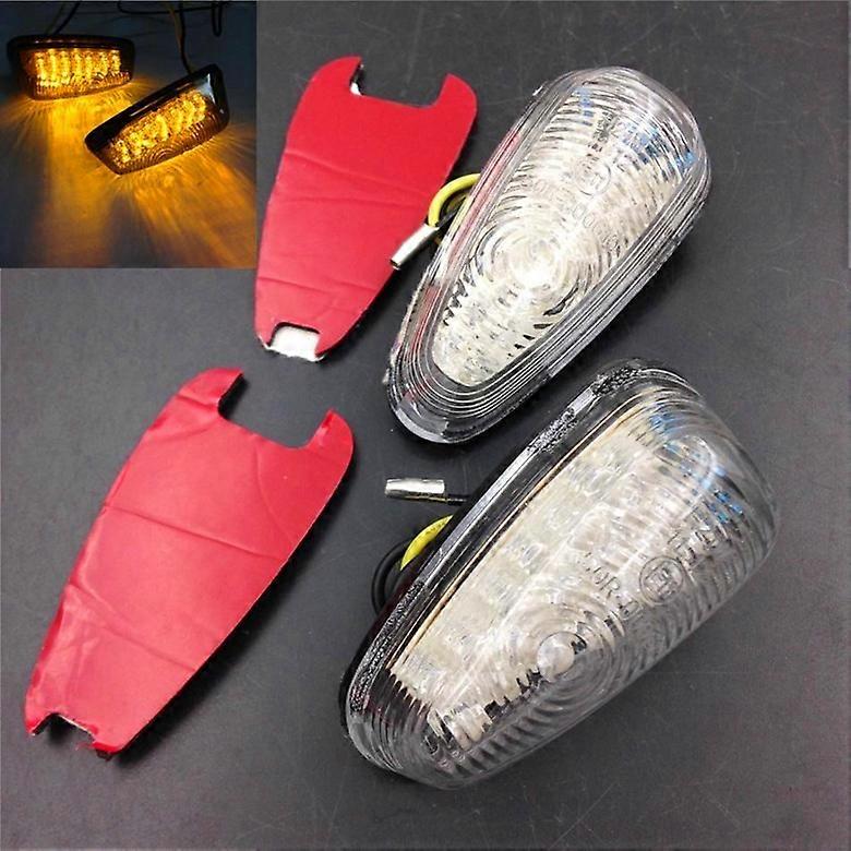 Motorcycle accessories modified retro universal side adhesive fixed LED turn signals, turn lights