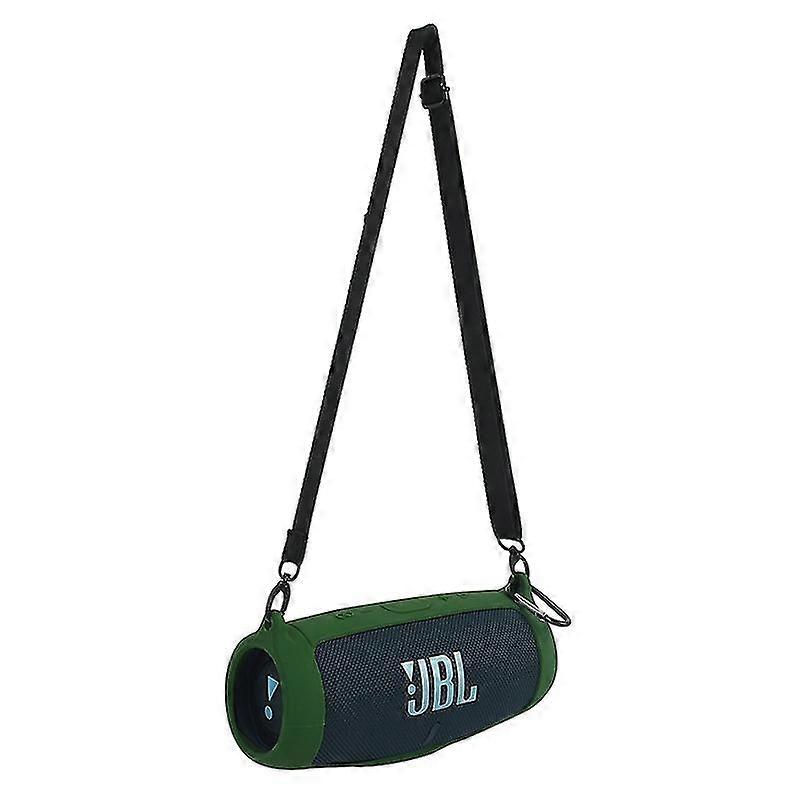 JBL Charge 5用キャリングケース Bluetoothスピーカー 落下防止保護カバー ショルダーストラップ付き