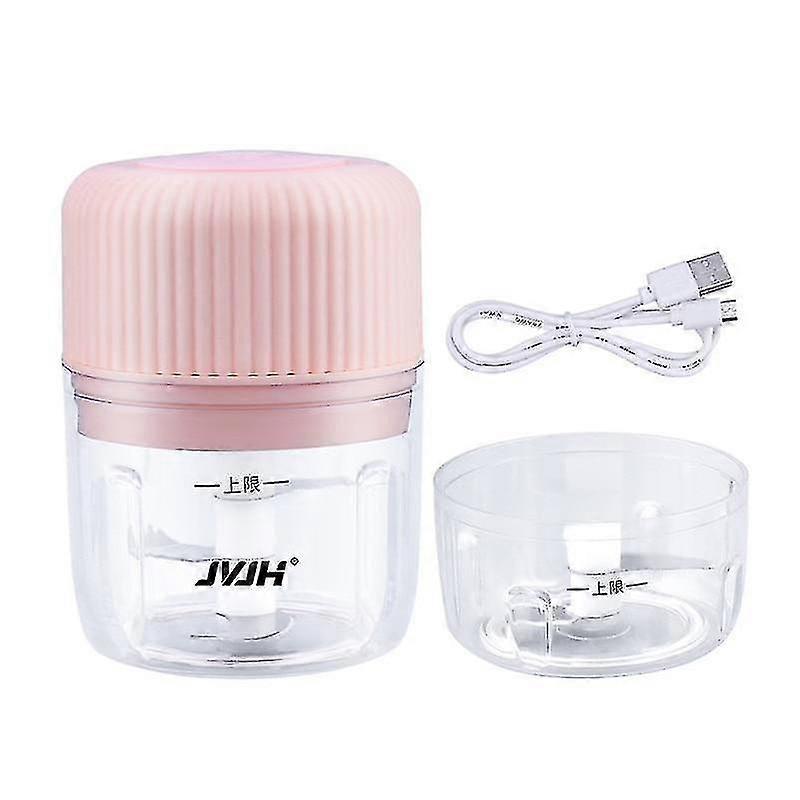 multifunctional mini electric garlic grinder rechargeable(white)