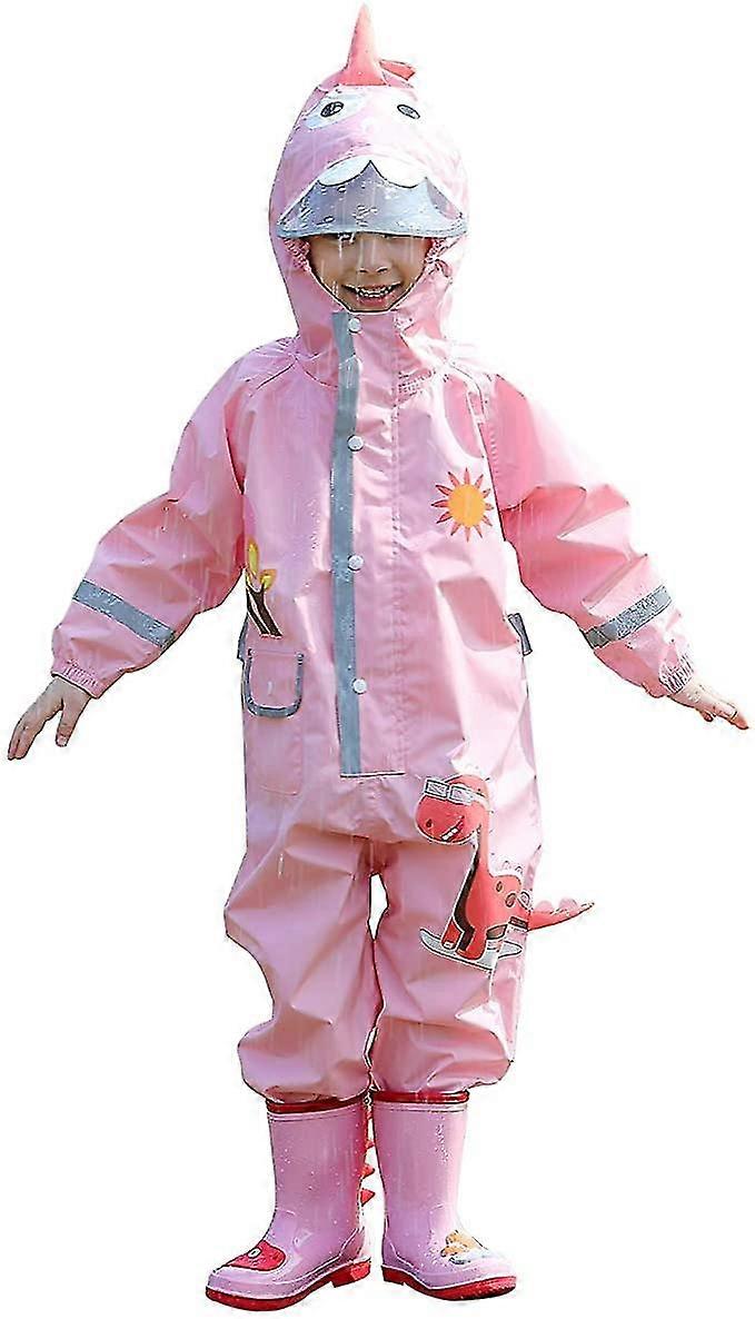 Raincoat Breathable Waterproof with Animal Pattern Hood