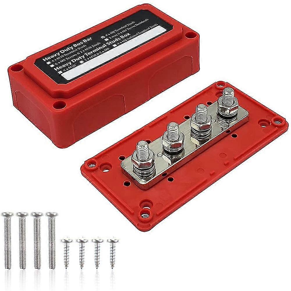 highest amperage rated dc 48v 300a 4 terminal studs distribution block