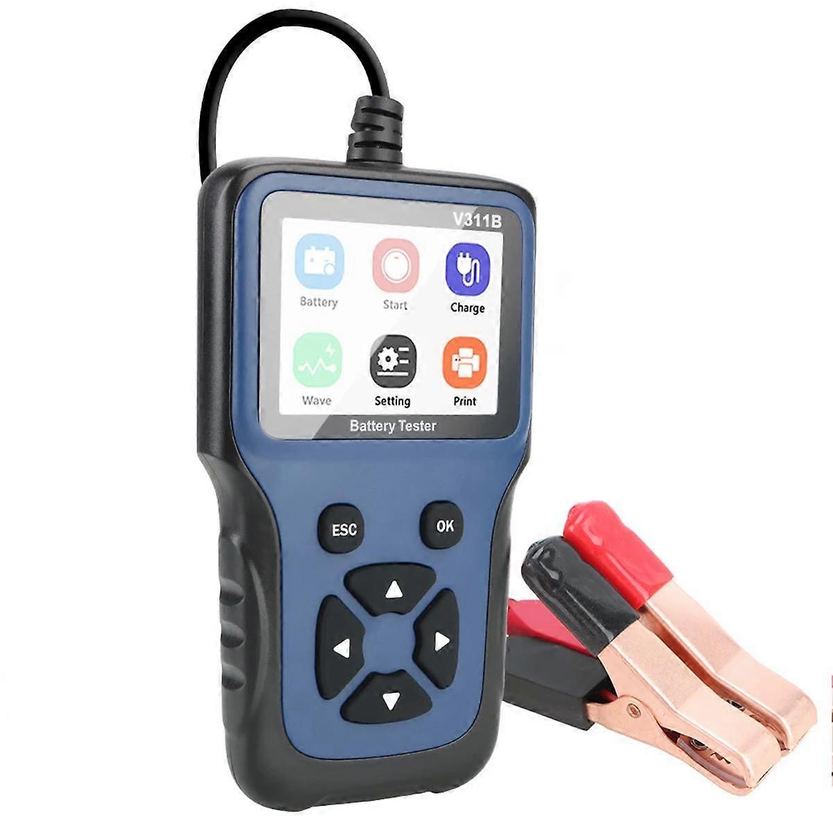 12V Batterietester Autobatterieladegerät Tester Analysator Auto Ladelast Test Auto Auto Diagnosewerkzeug