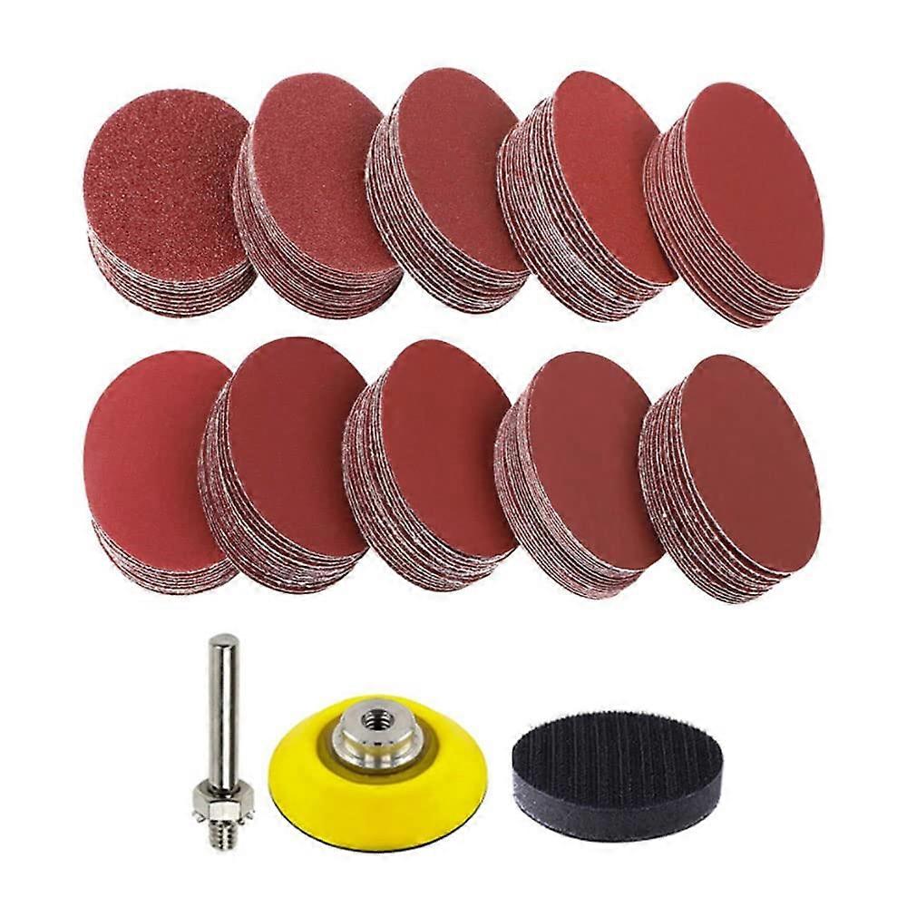 Sanding Discs 103 Pieces Sanding Discs Pad Kit Sanding Disc for Drill Sanding Polishing Paper Pads Set Sanding Discs for Grinding Polishing