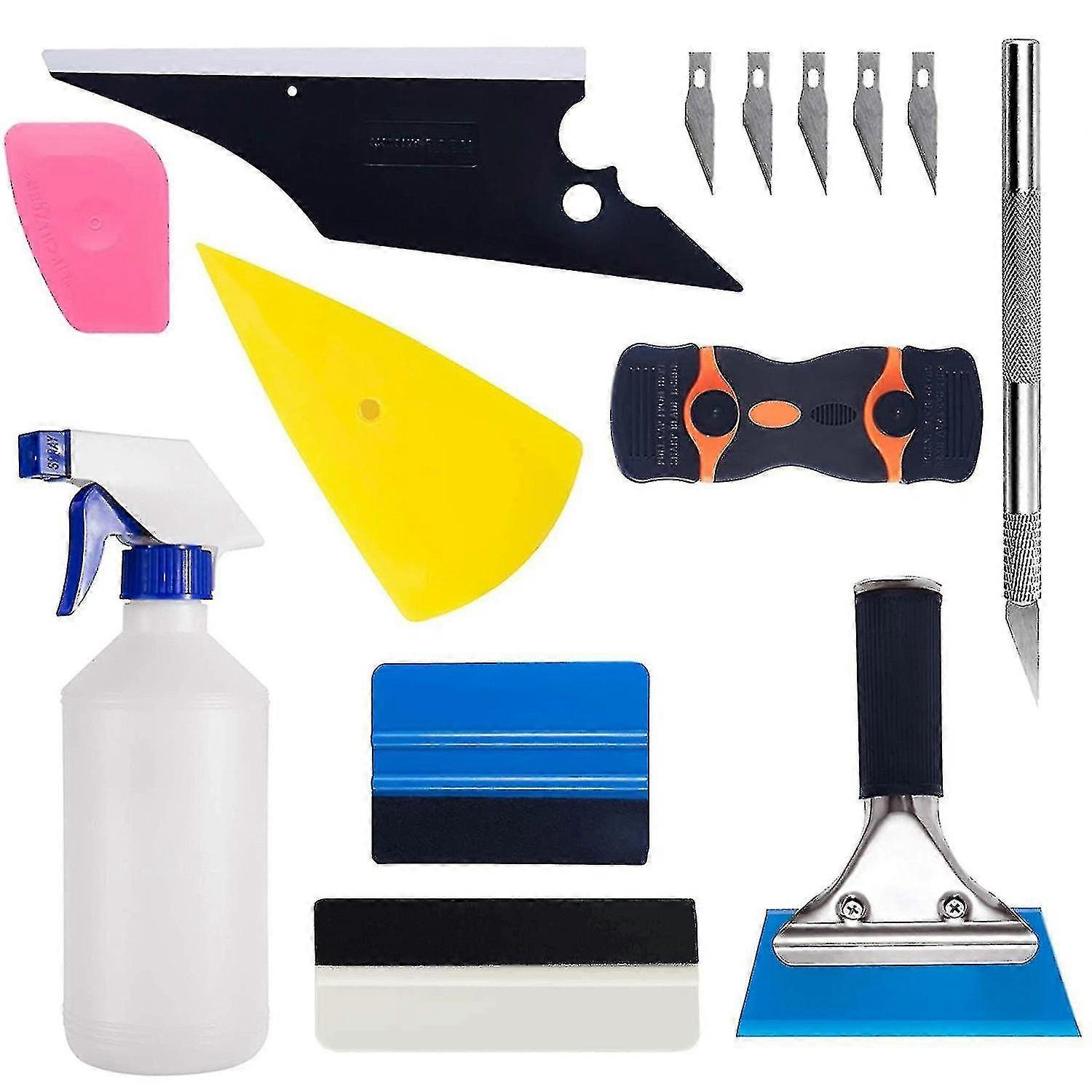 14pcs Car Window Tint Application Tools Kit Car Window Film Squeegee