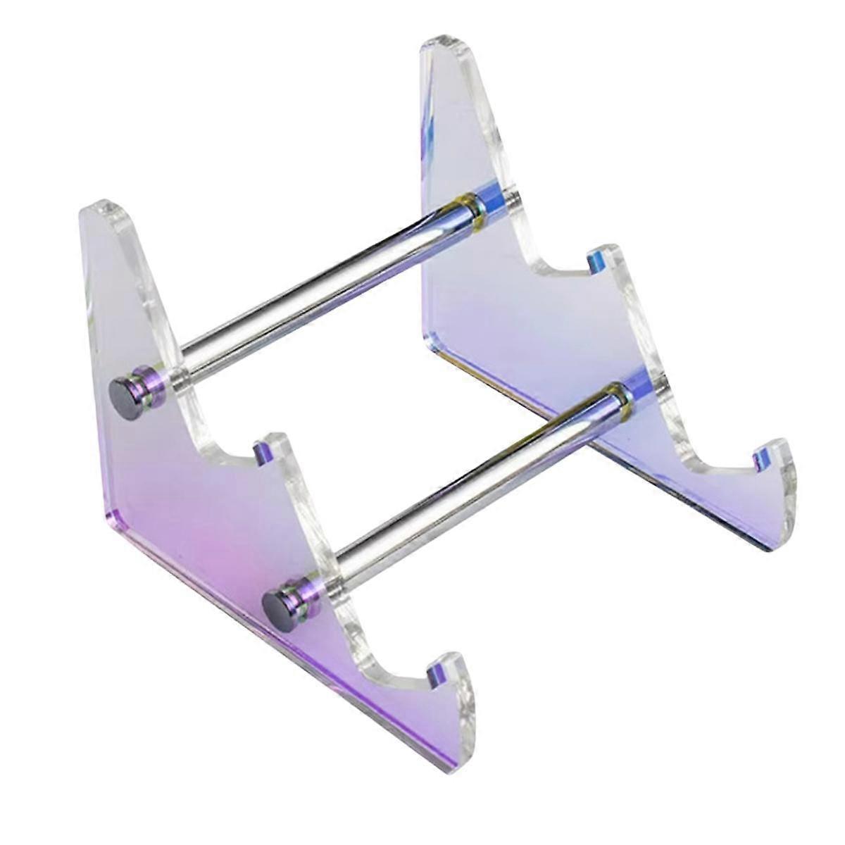 Removable Multicolor Acrylic Keyboard Stand Transparent Desktop Tray Computer Keyboard Tray Stand Multicolor 2 Layers