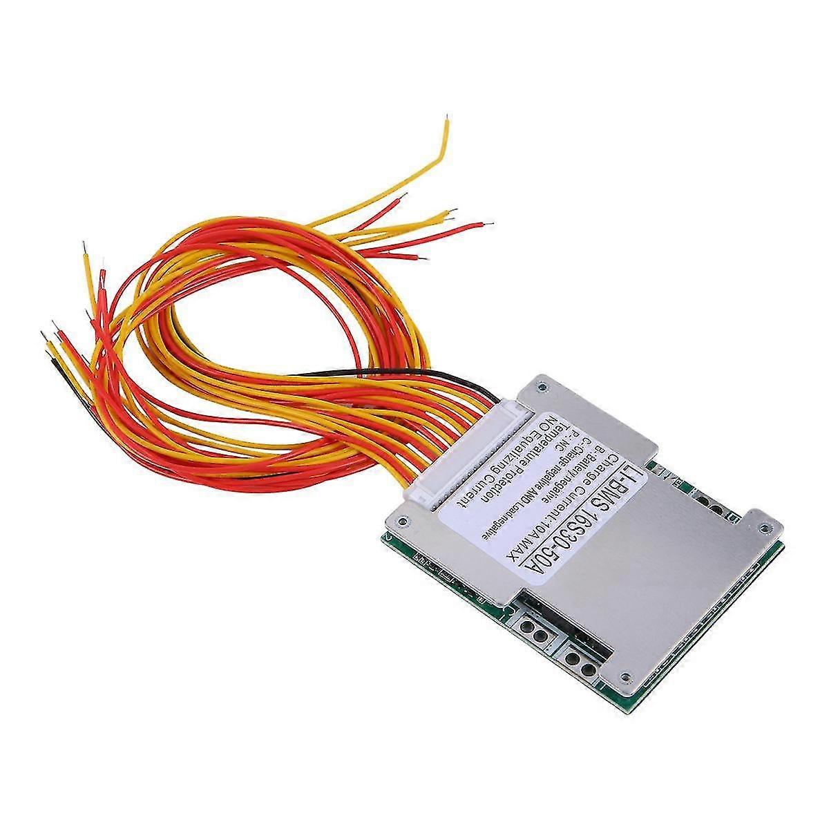 16S 60V 50A مجلس حماية شاحن بطارية الليثيوم BMS Power مجلس حماية البطارية