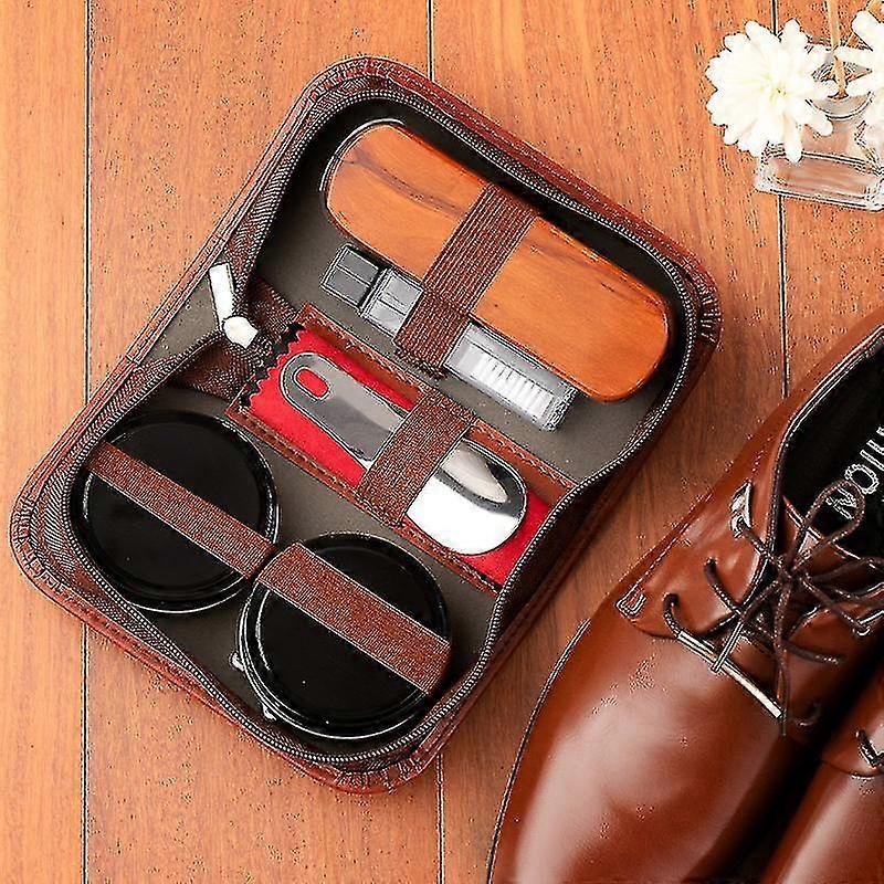 Koňské žíně boty kartáč Set Péče o kůži Čištění Lešticí nástroje Čistič Shoehorn Bílé boty Sada pro údržbu Měkké mytí dřeva