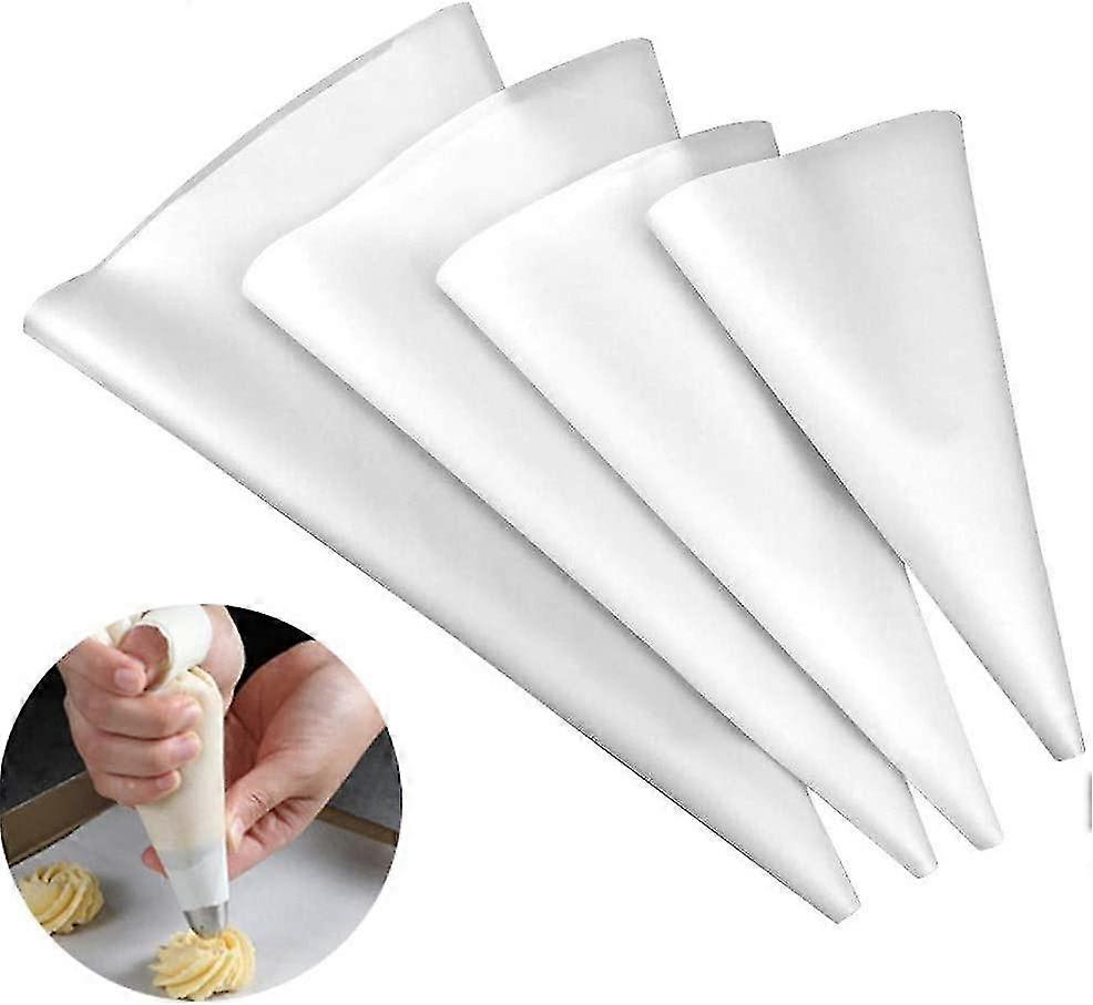 piping bag set, 4 sizes professional reusable silicone