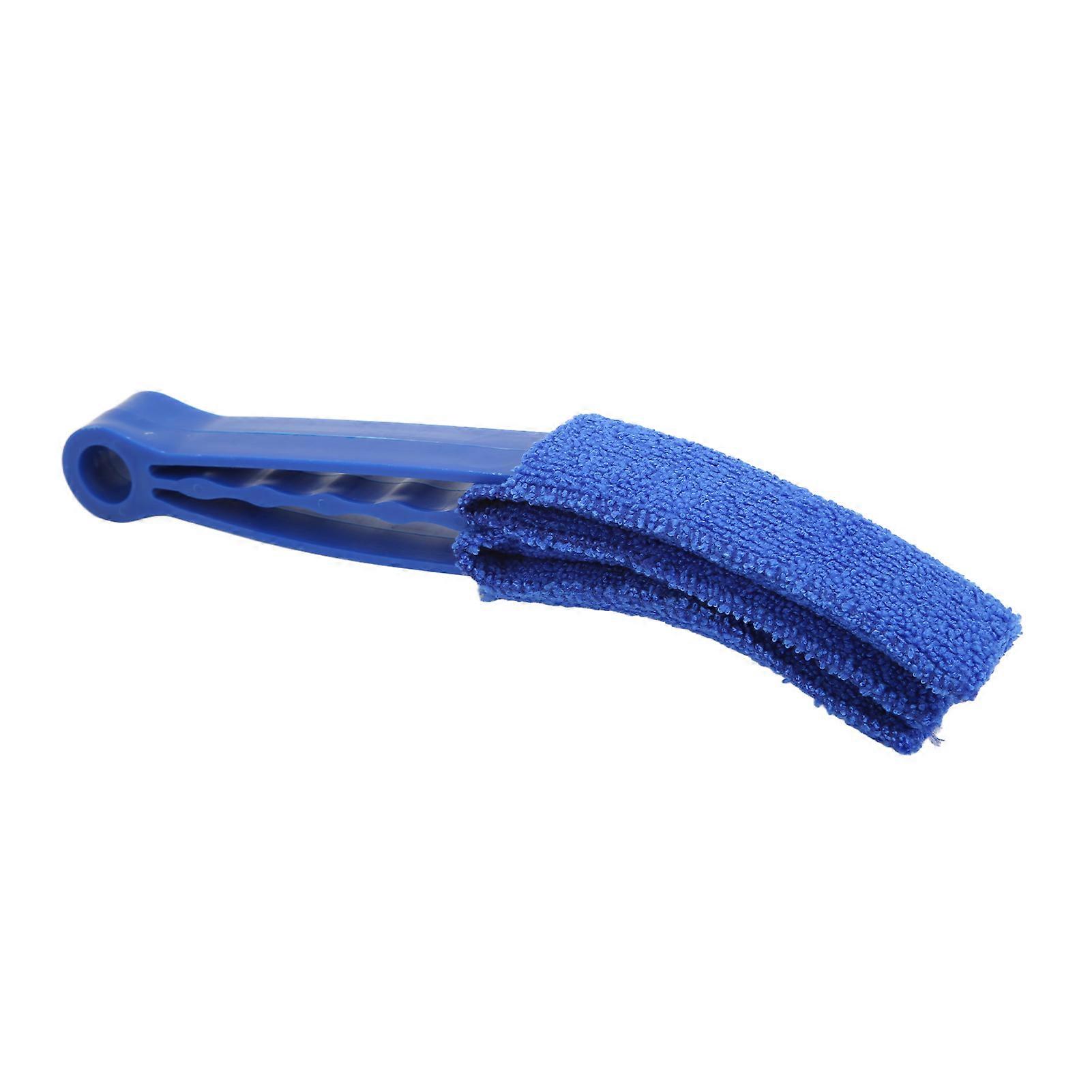 Car Air Vent Duster Multipurpose Cleaning Microfiber Cloth Tool for Window Leaves Blinds Shutter FanBlue