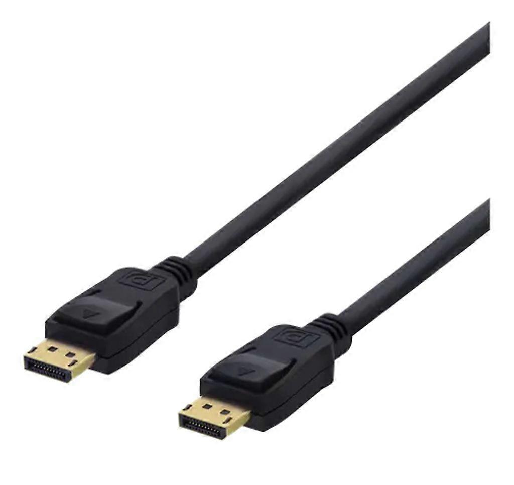 Deltaco Câble DisplayPort 4K UHD, DP 1.2, 2 m - Noir