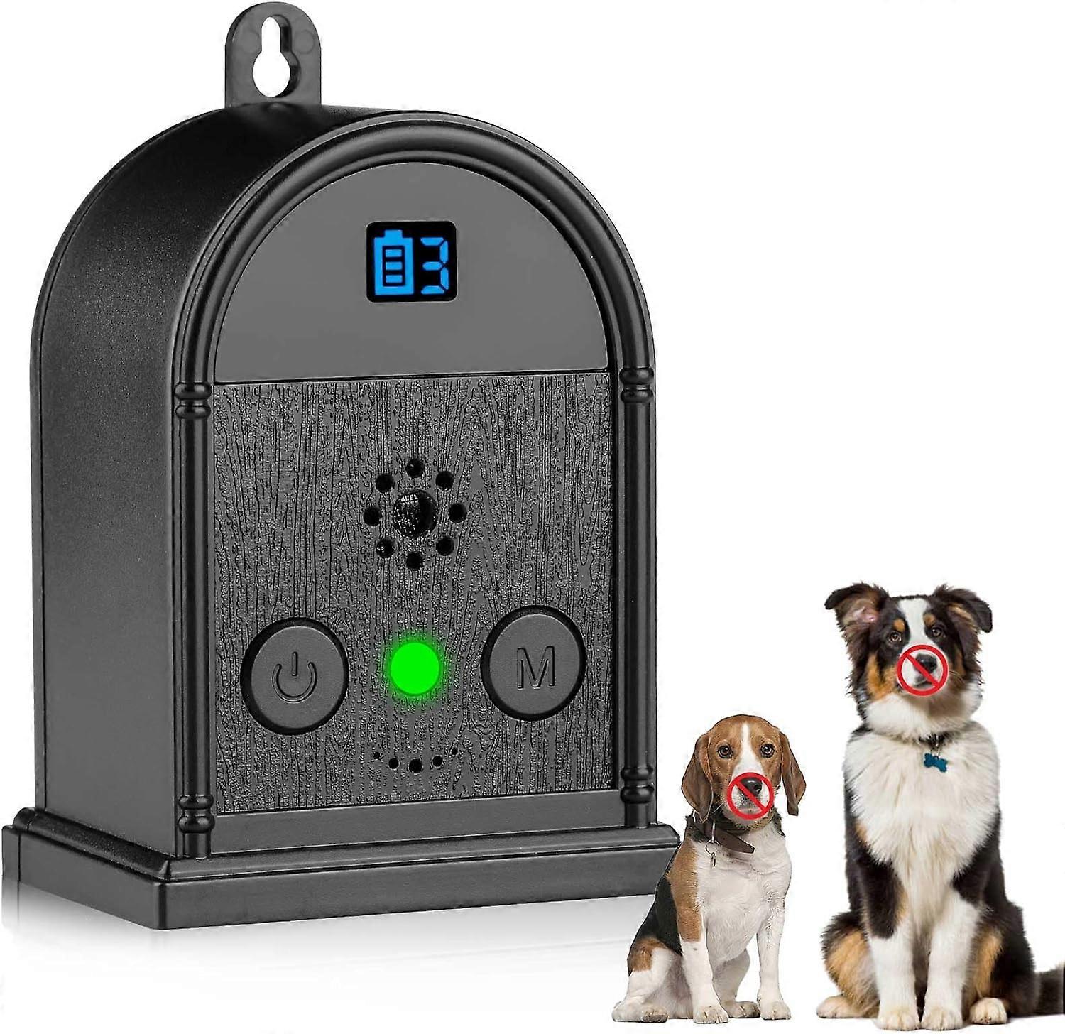 Ultrasonic Anti Bark Dog, Automatic Anti Bark Box Ultrasonic Anti Barking Device with range of 15 meters, for small and large dogs,2024 Ping