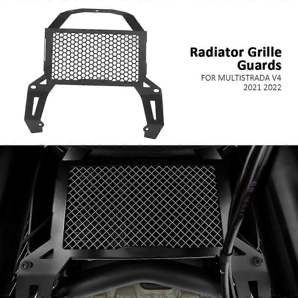 New Honeycomb Shape Radiator Guard Oil Cooler Guard Cover Protector For DUCATI MULTISTRADA V4 Multistrada V4 2021 2022