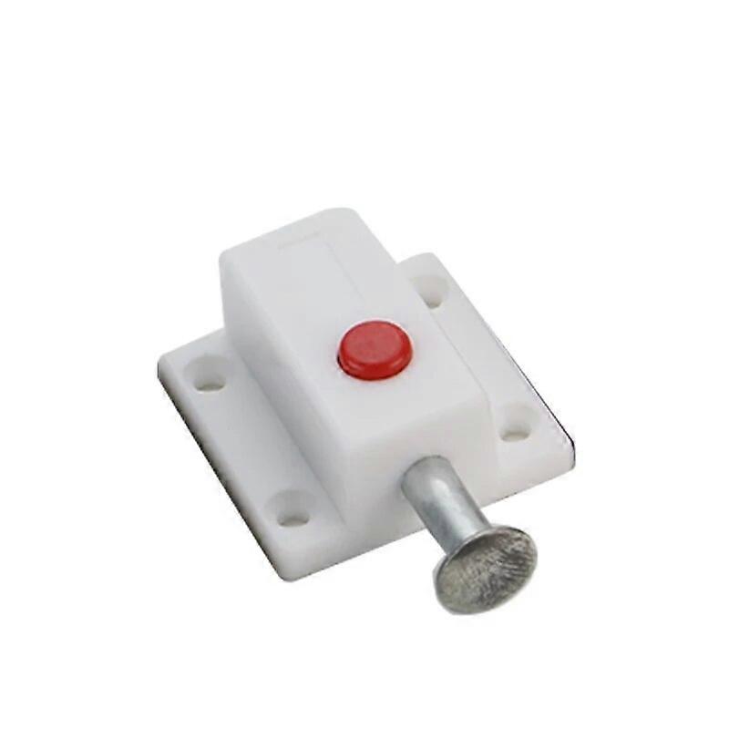 Door Bolts Latch Lock Door Window Cabinet Cupboard Slide Locker Home Safety Push Button Spring Automatic Bolt Hardware