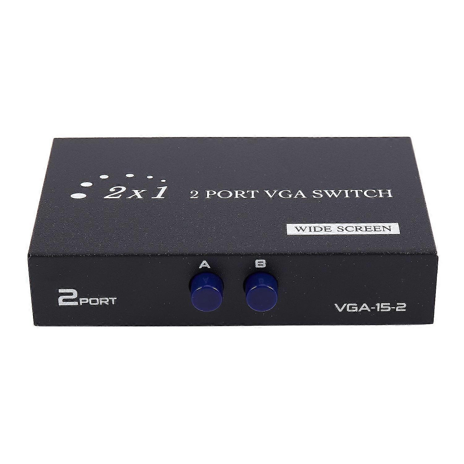 1920x1440 VGA Switch 2-in-1-out 2 Port Sharing Switch Switcher Splitter Box für Computer-Tastatur M