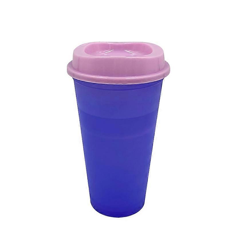 500ml Water Bottle Large-capacity Creative PP Color-changing Coffee Juice Cup for Daily Used KAESI KAESI