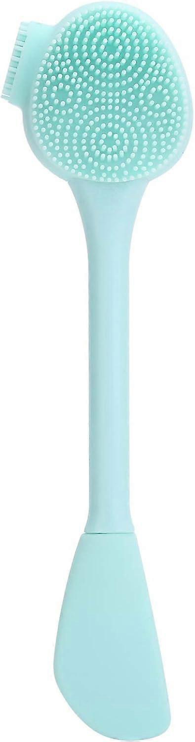 Manual Silicone Facial Cleansing Brush (Green)