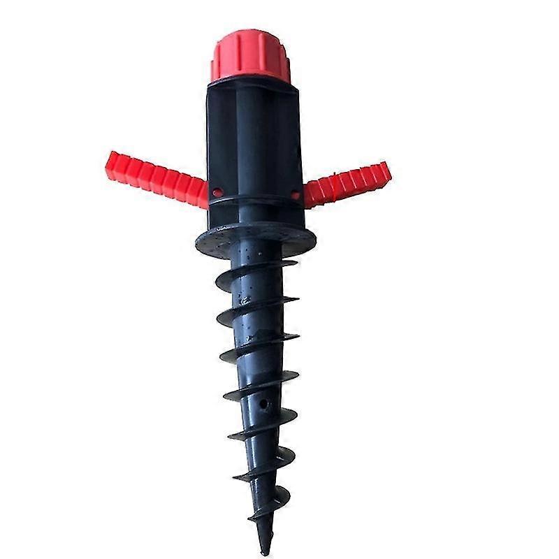 Supporto per ombrellone da spiaggia, ancoraggio per sabbia, campeggio all'aperto, supporto a spirale per erba, resistente, per patio e prato