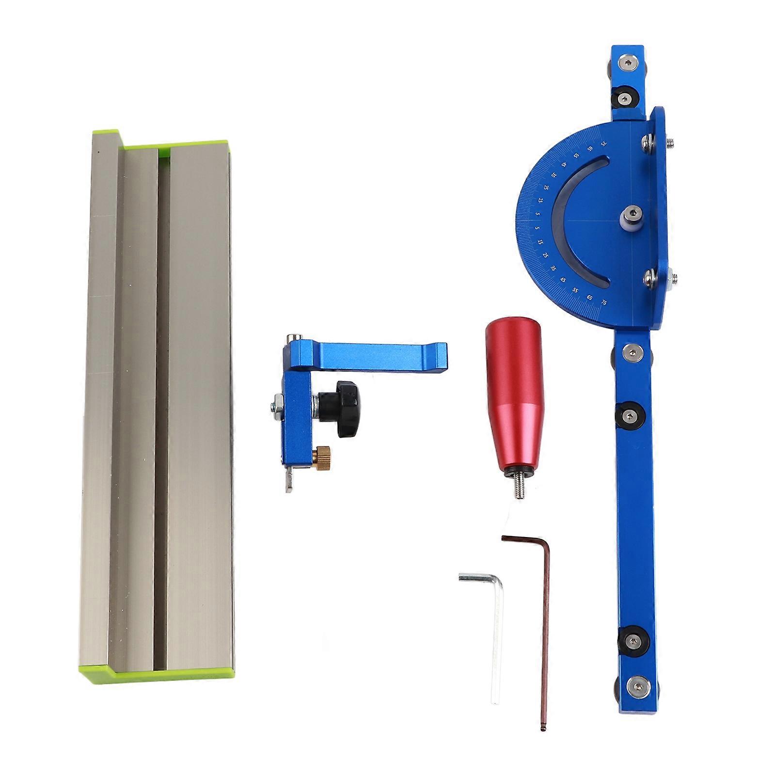 Table Saw Miter Gauge System Push Table Push Handle Limit Block Backer Miter Gauge Set