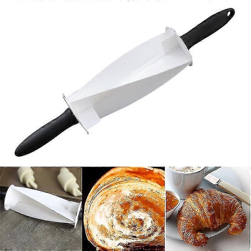 Non-stick Rolling Pin Embossing Cake Croissant Dough Roller Decorating Cake Roller Baking Tools