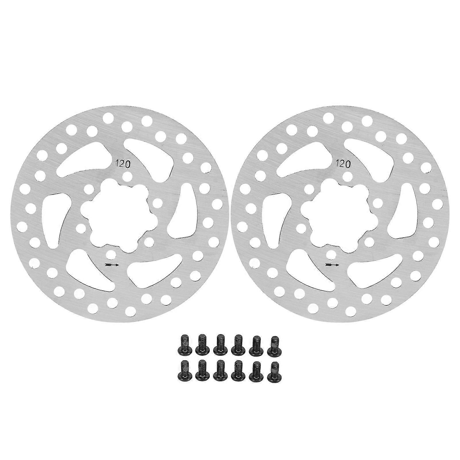 Vidalı 120mm Dağ Bisikleti Disk Fren Seti - Yedek Bisiklet Disk Fren Rotorları