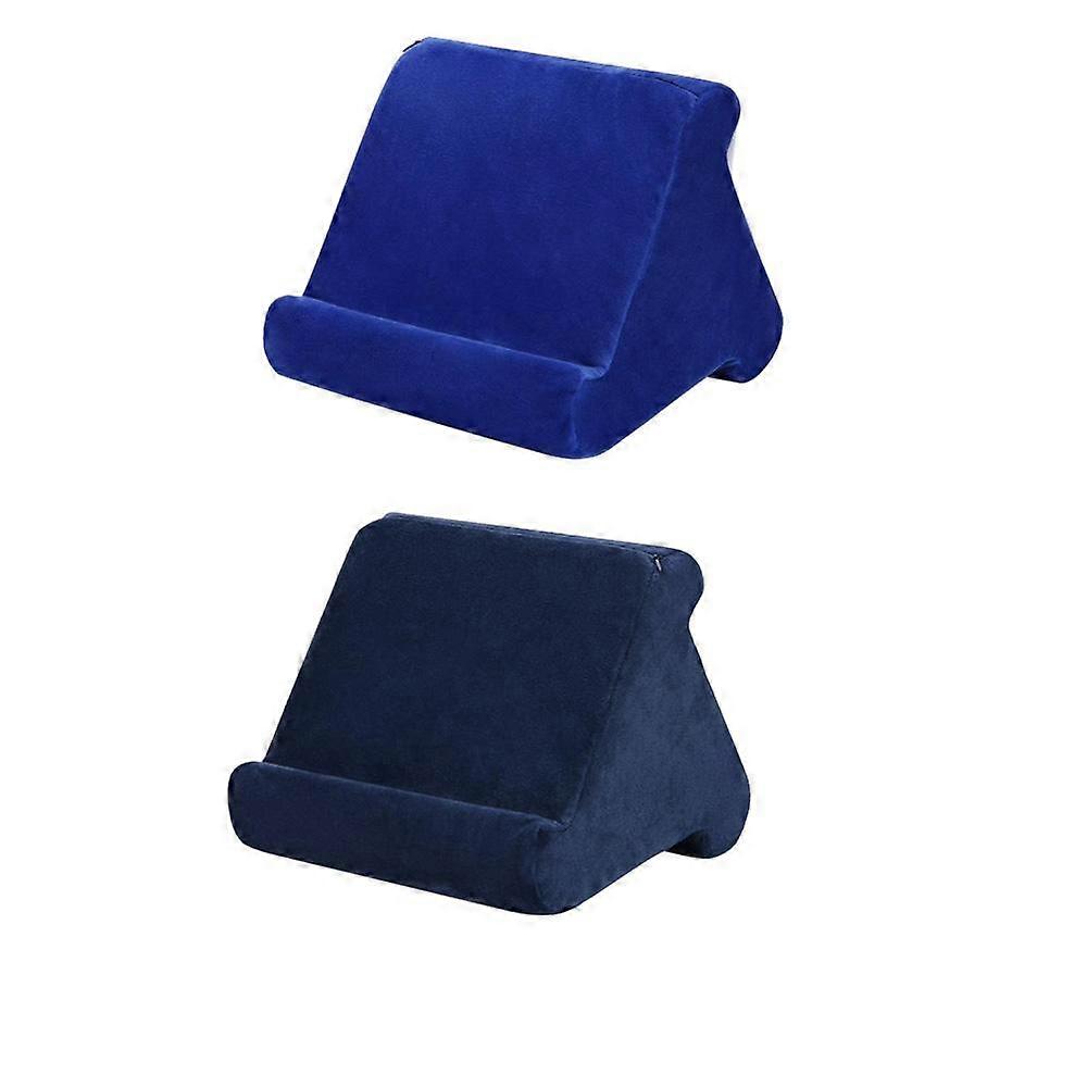 2 Pieces Angle Adjustable Tablet Pillow Bed Lap Stand Phone Rest Bracket