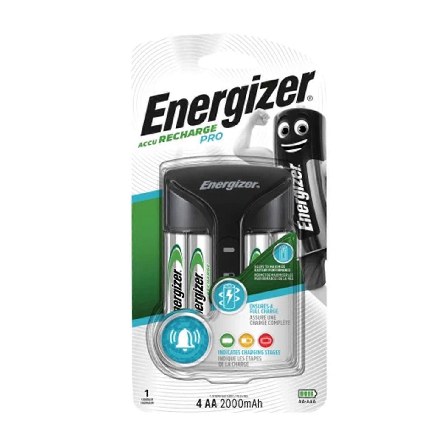 Pro Charger plus 4 x AA 2000 mAh Batteries