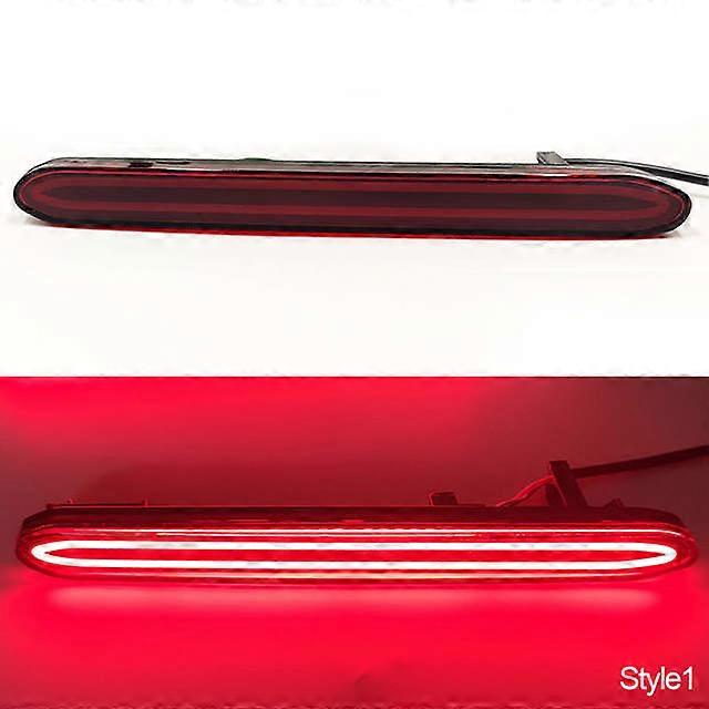 2PCS Auto Car LED Rear Bumper Reflector Light For Honda Acura TSX For Accord Odyssey CR-V Element Brake Lamp Foglight 3 Type