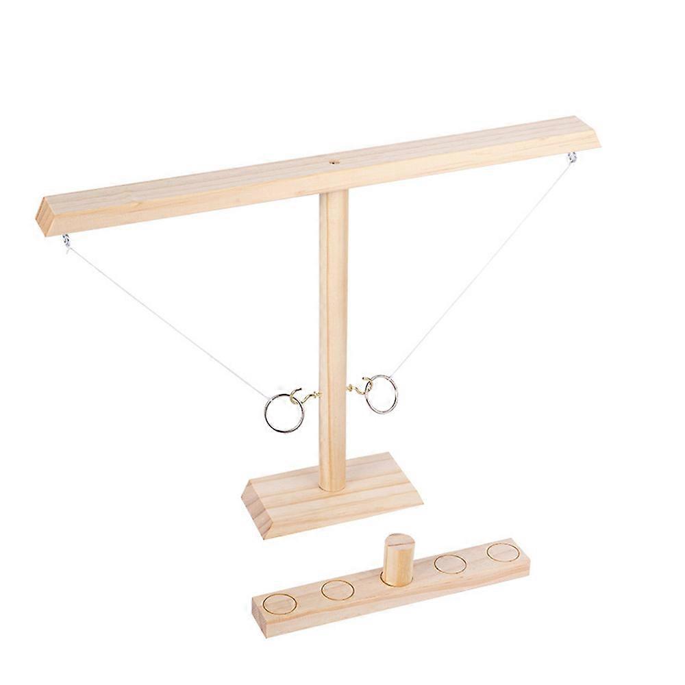 Ring toss games Throwing board games wooden hook and ring drinking interactive throwing games