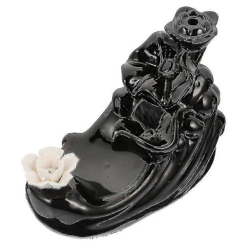 Black Incense Rack Backflow Incense Burner Exquisite Incense Rack Coffee Table