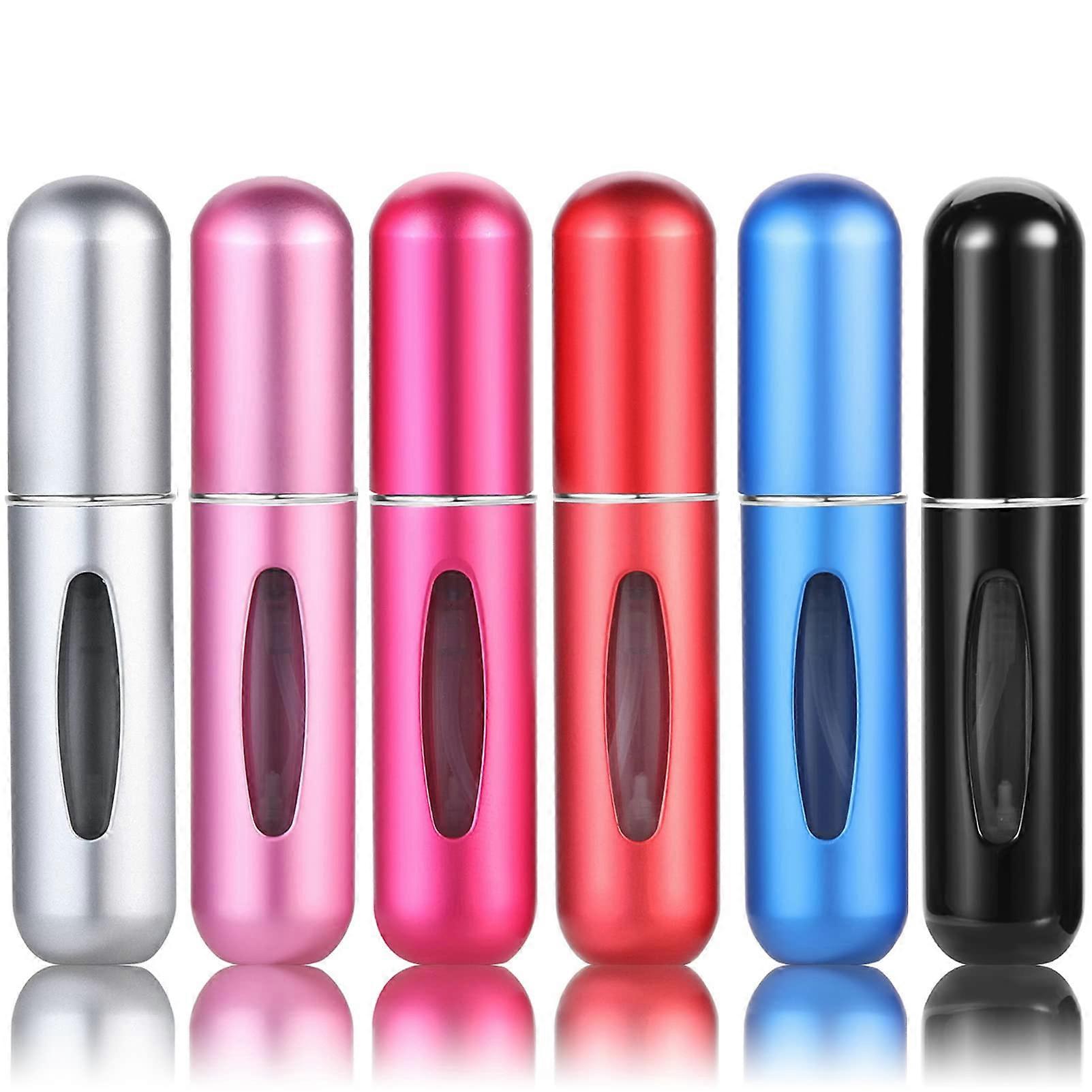 6PCS 5ML Perfume Atomiser,Perfume Refillable Bottle Portable for Travel Business Trip Outdoor Activities