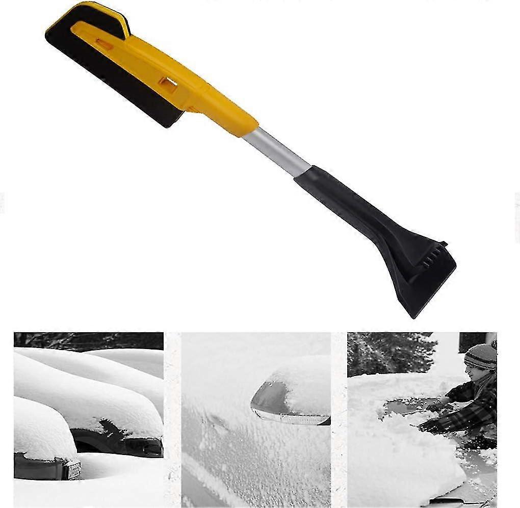Scratch-free Folding Car Ice Snow Scraper with Gloves - Multi-function Foldable Car Kit