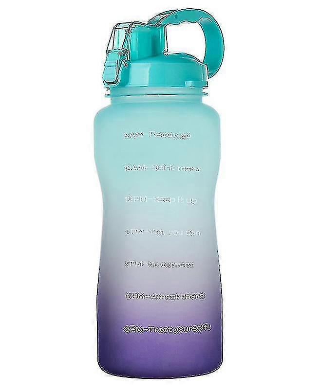 Lohill 2000mlモチベーション屋外ウォーターボトル(タイムマーカーとストローリークプルーフボトル付き)