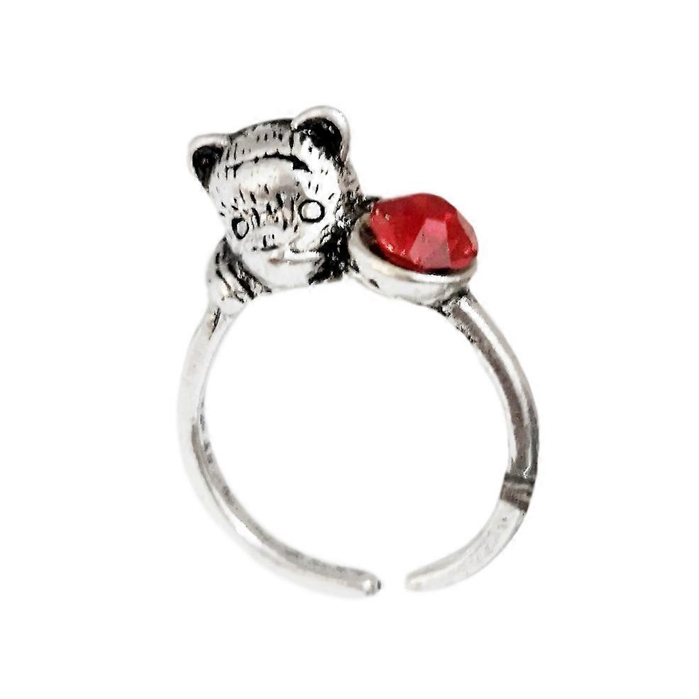 26 Style Vintage Animal Ring Adjustable Dragon Rabbit Fox Chameleon Squirrel Ring