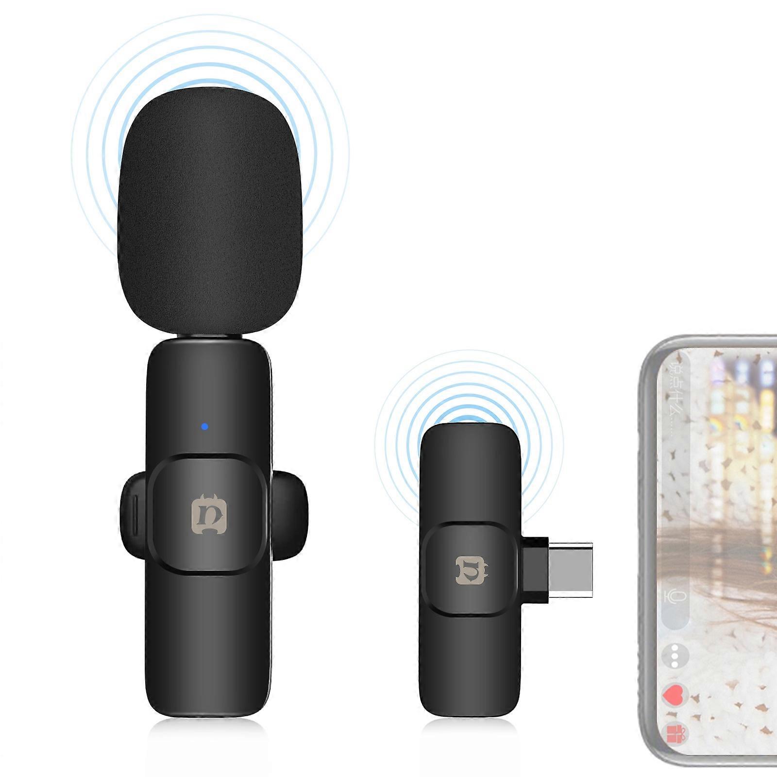 PULUZ Wireless Lavalier Microphone for Type-C / USB-C Device