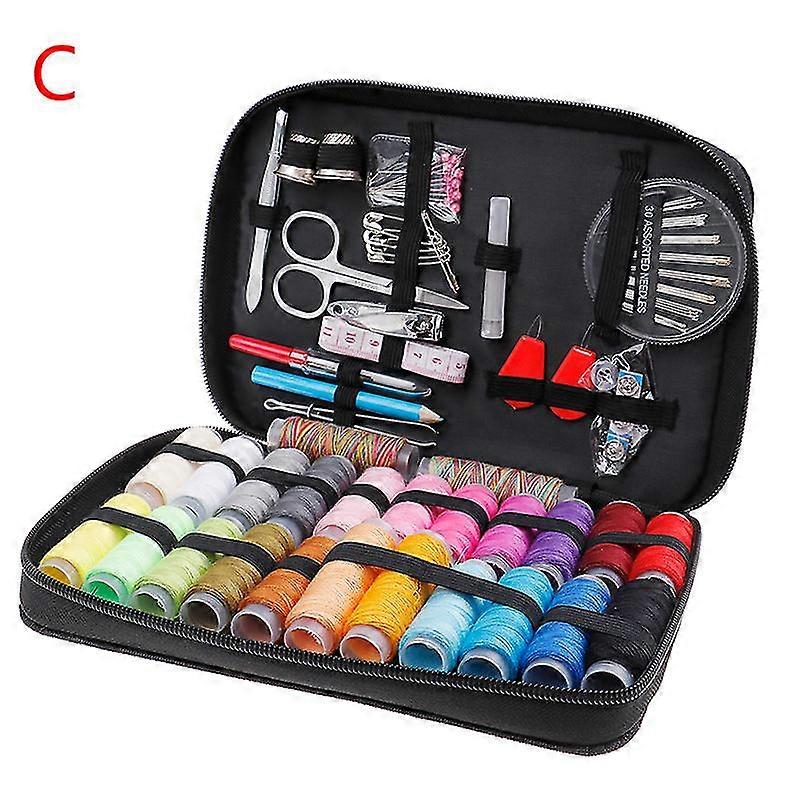 27/72/97/128pcs Multifunction Sewing Box Sewing Thread Stitches Tool Set Case