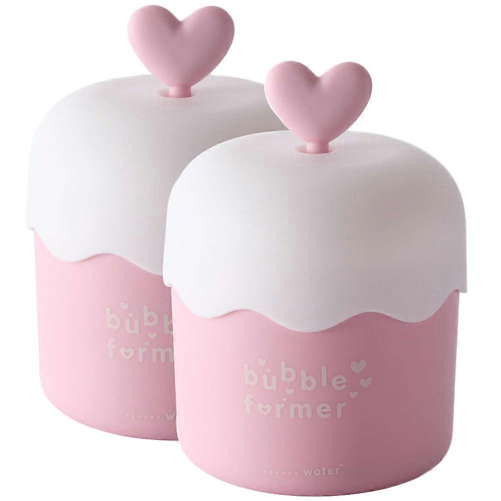 2 pcs Lavage Visage Bubble Maker Nettoyant Pour Le Visage Mousse Tasse Portable Bubble Maker