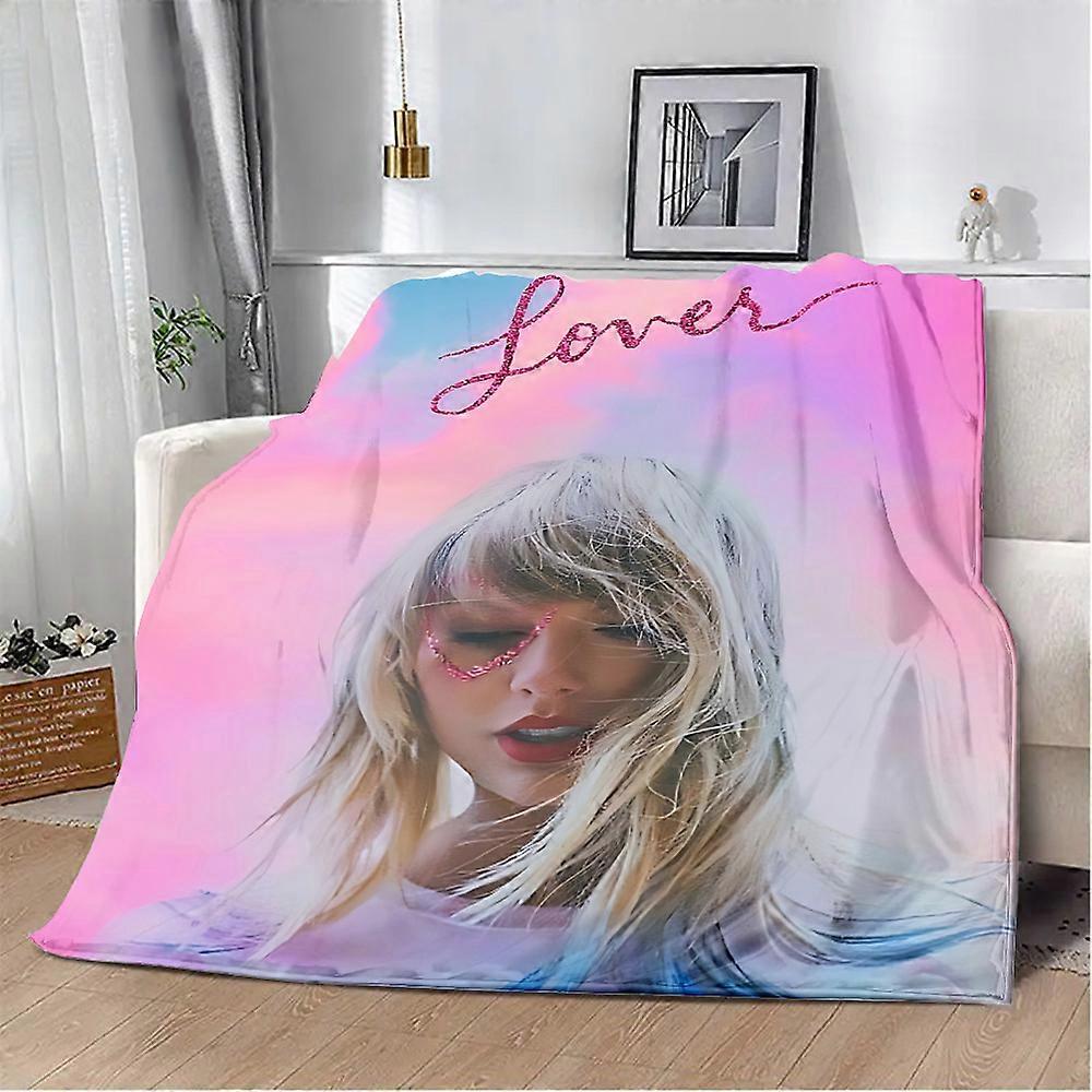 Sød tegneserie trykt tæppe picnic tæpper varmt tæppe bløde s-swifts behageligt tæppe hjem rejse fødselsdag t-taylors gave