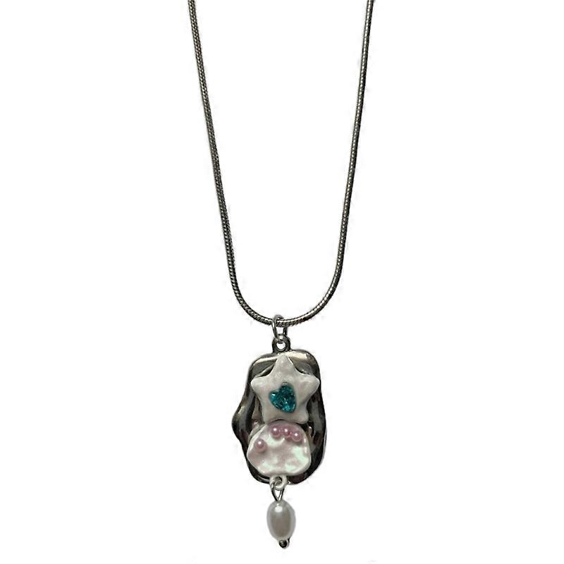 Collana Lava Star Shell Collana Pendente Irregolare Clavicle Chain Choker