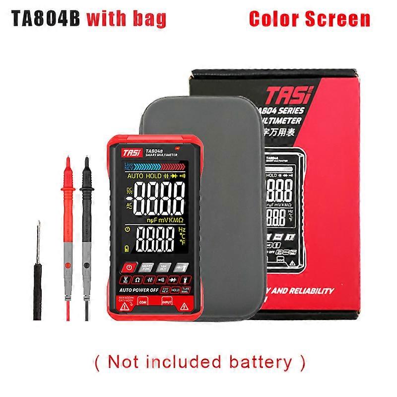 TASI TA804A/B Digital Multimeter Auto Tester Multimeters HD Color Screen Ultrathin Intelligent OHM NCV DC/AC Voltage Meter