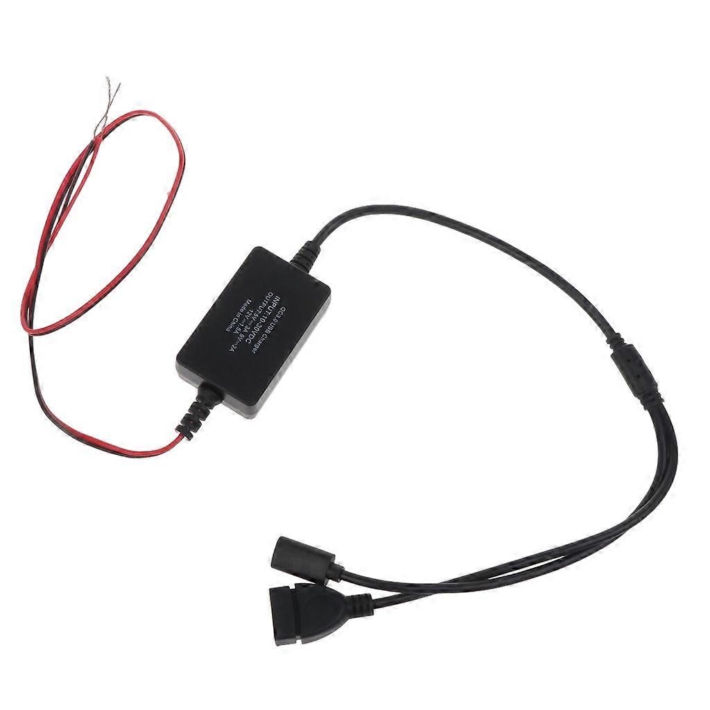 USB Step Down Converter DC-DC 10V-30V to 5V 3A QC3.0 Charging Module Adapter