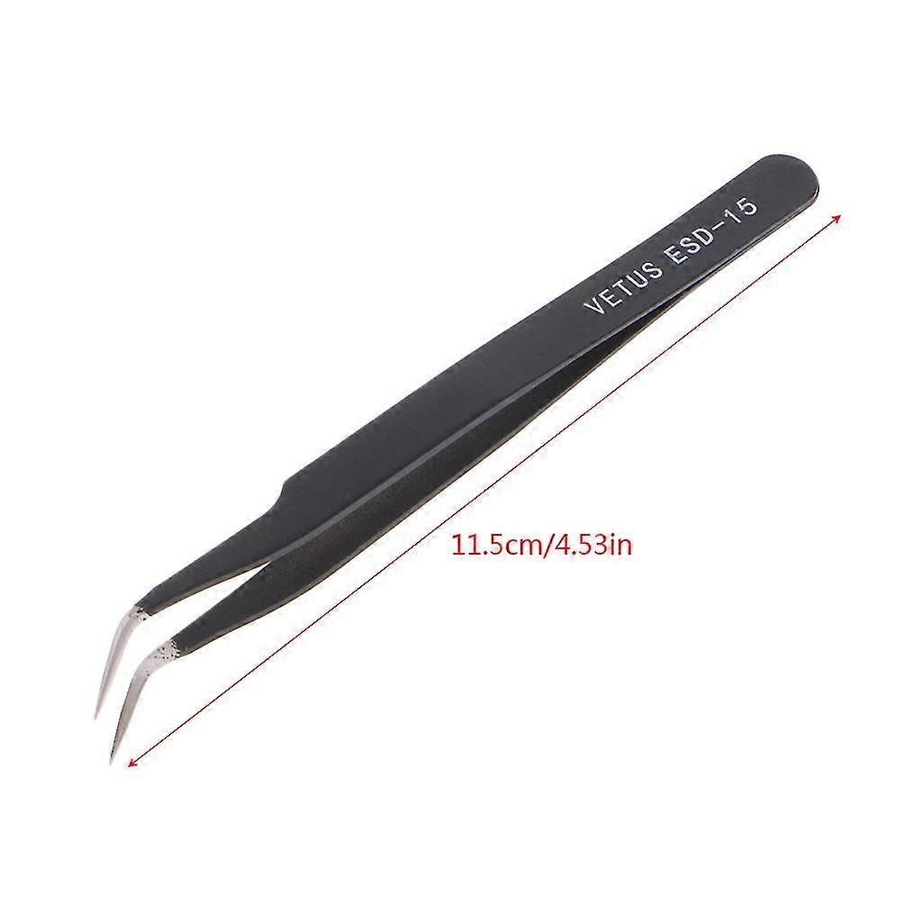 1PC Anti-static Elbow Stainless Steel Tweezers Cake Mold Sugarcraft Tool