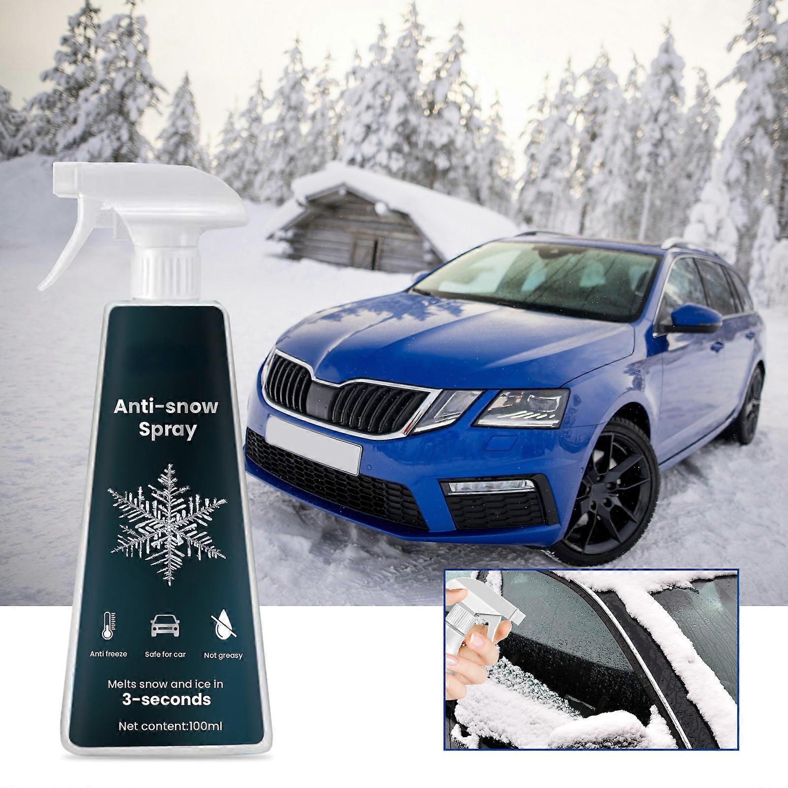 Anti-snow Spray, Auto Windshield Deicing Spray, Snow Melting Spray for Car Windshield, Defrosting Anti Frost Spray Deicer Spray