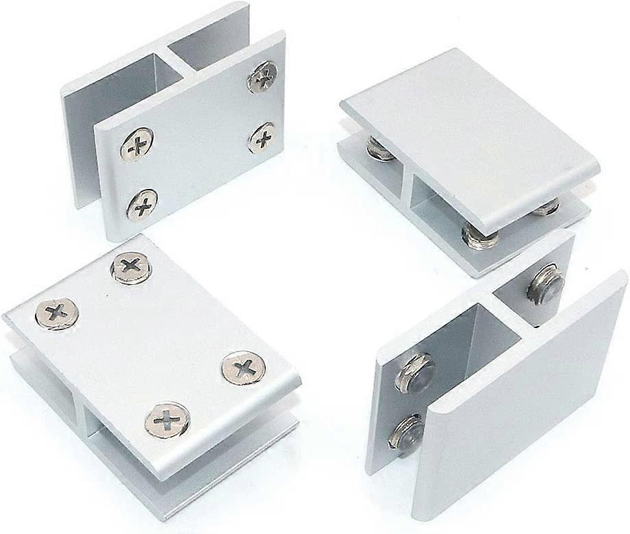 4 pak glasklemmer til fastgørelse til paneler, borde, paneler