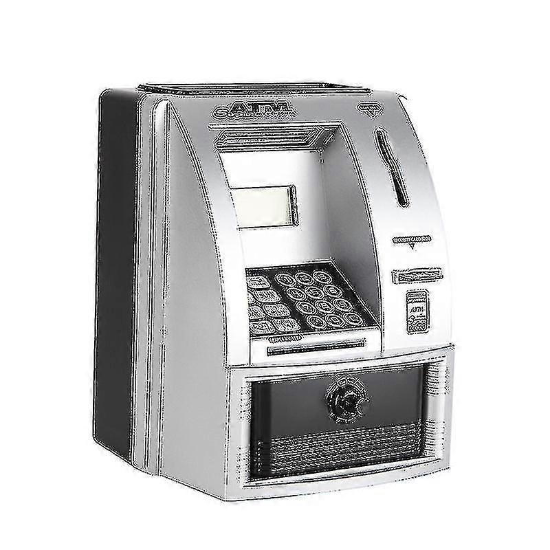 Salvadanaio elettronico Bancomat Password Salvadanaio Monete in contanti Cassetta di risparmio Bancomat Banca Cassetta di sicurezza Deposito automatico Banconota Regalo di Natale Miglior regalo