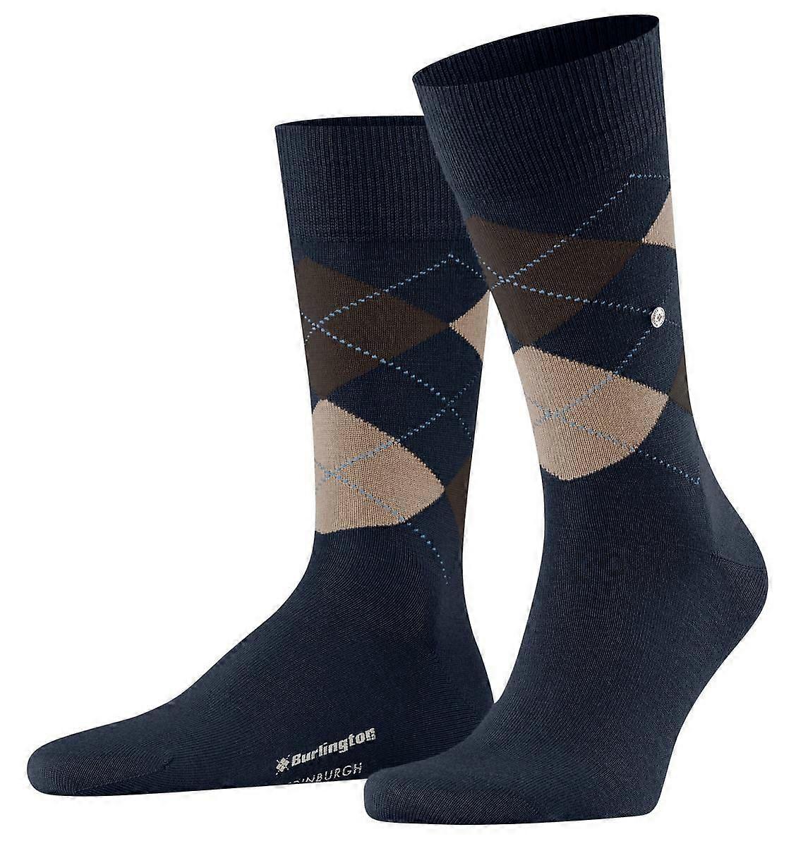 Burlington Edinburgh Socks - Marine Blue