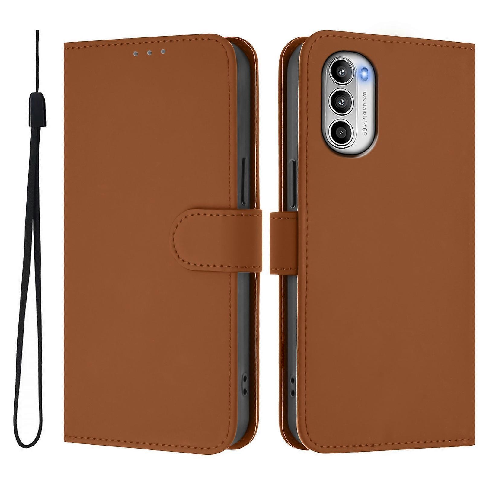 Capa de PU com Cordão para Motorola Moto G52 4G / G82 5G