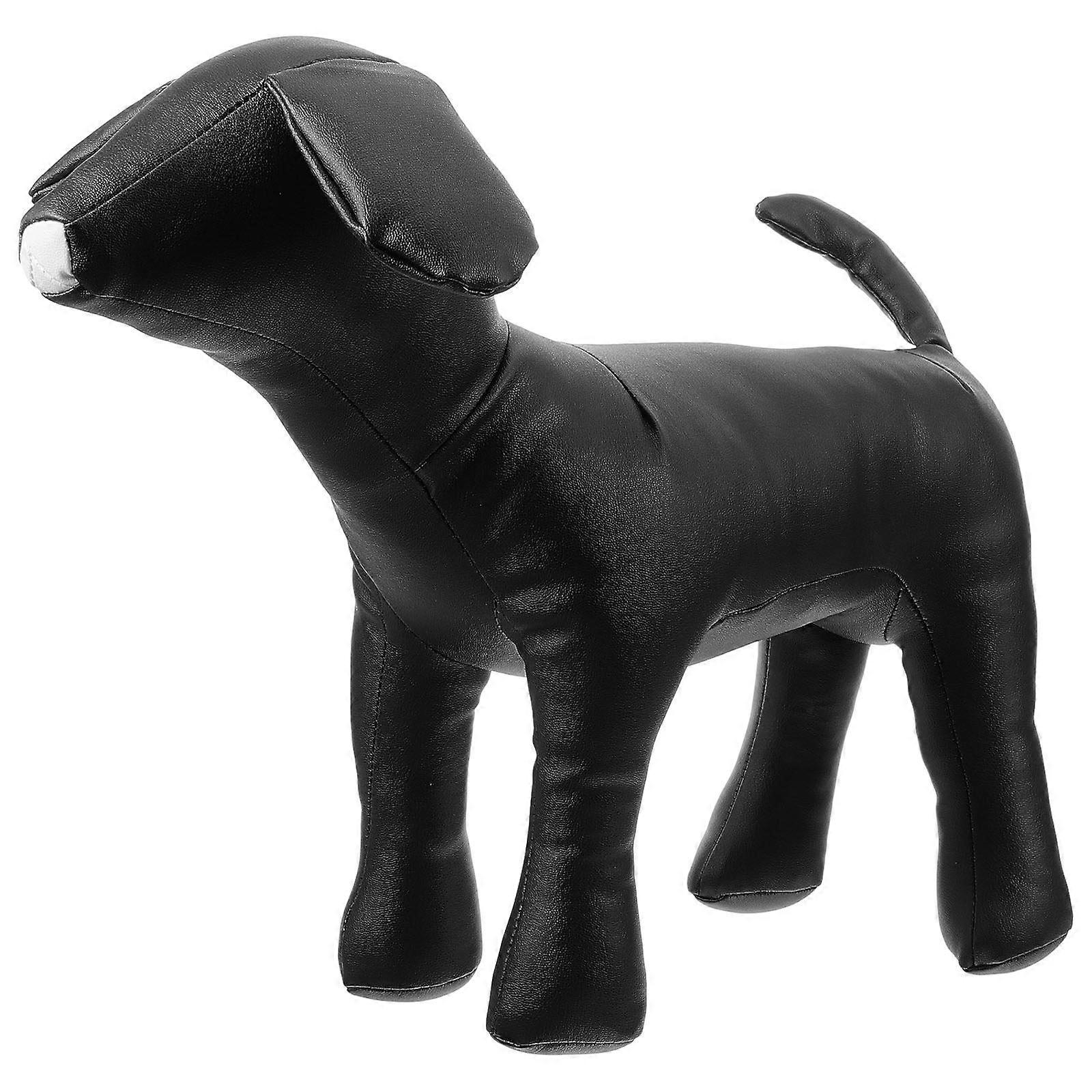 Mannequin de présentation de vêtements pour chien en cuir PU (M)