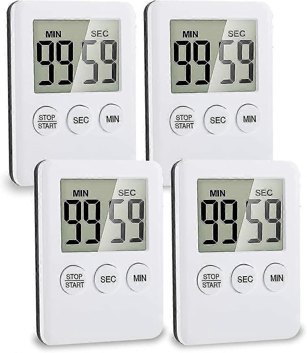 2 Pieces Digital, Kitchen Timer With Egg Timer, Magnetic Timer For Cooking, Loud